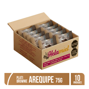 PACK PLATI BROWNIE 10 UNIDADES - Arequipe