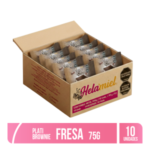PACK PLATI BROWNIE 10 UNIDADES - fresa